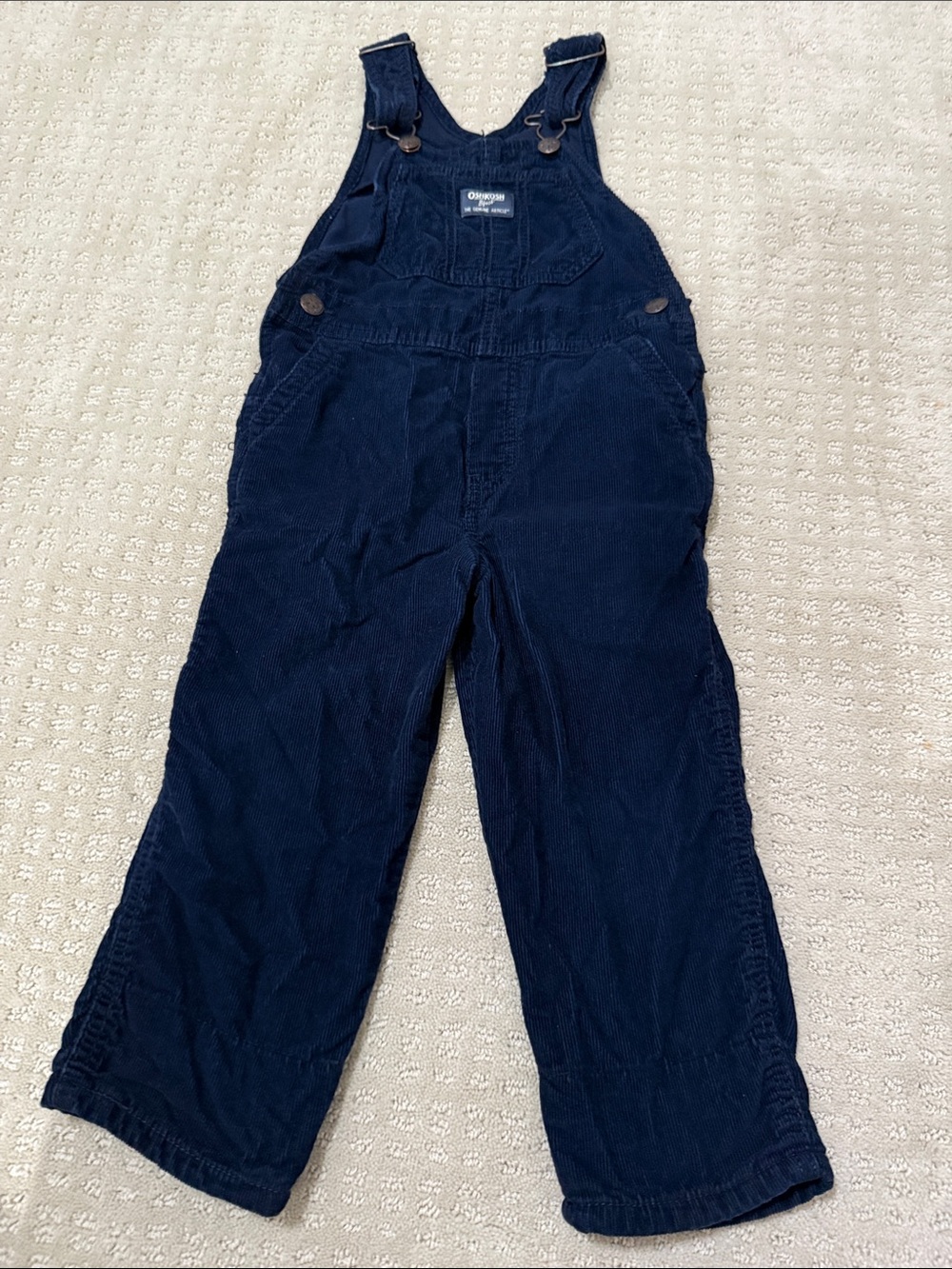OshKosh B'gosh Navy Corduroy Kids Overalls